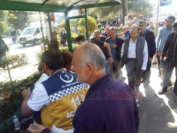 Fenalaşan Yaşlı Adam Hastaneye Kaldırıldı