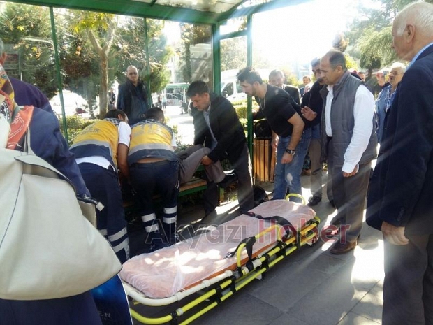 Fenalaşan Yaşlı Adam Hastaneye Kaldırıldı