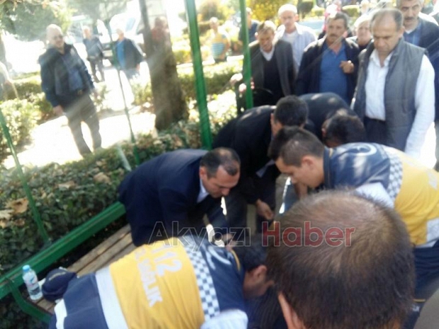 Fenalaşan Yaşlı Adam Hastaneye Kaldırıldı