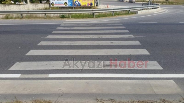 Fıkra gibi yaya geçidi