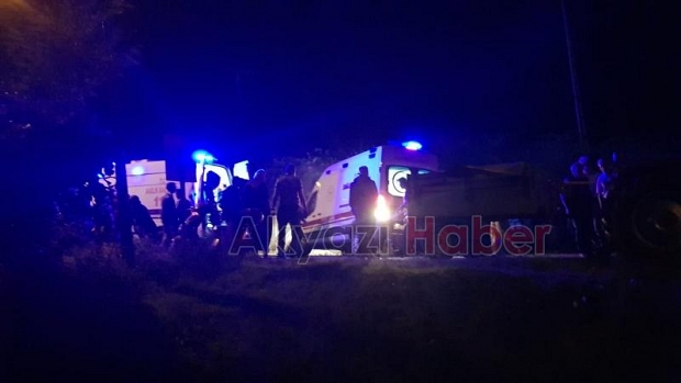 Yayla dönüşü feci kaza 9 yaralı