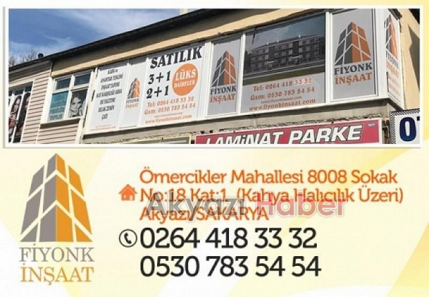 Fiyonk İnşaat Daireleri Bitiyor