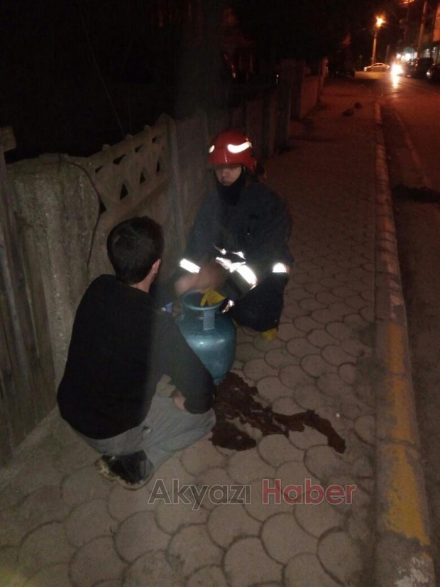Gaz Kaçağı Paniğe Neden Oldu 