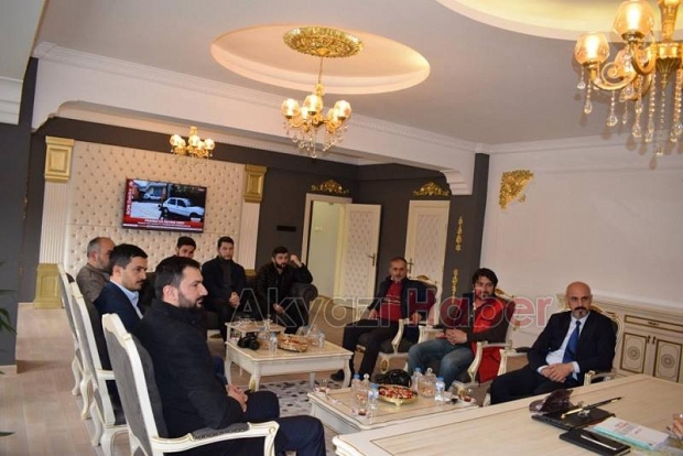 Gazetecilerden Kaymakam Çiçekli’ye Ziyaret