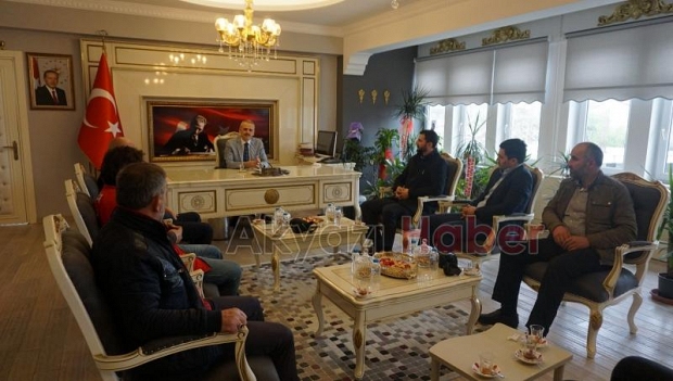 Gazetecilerden Kaymakam Çiçekli’ye Ziyaret