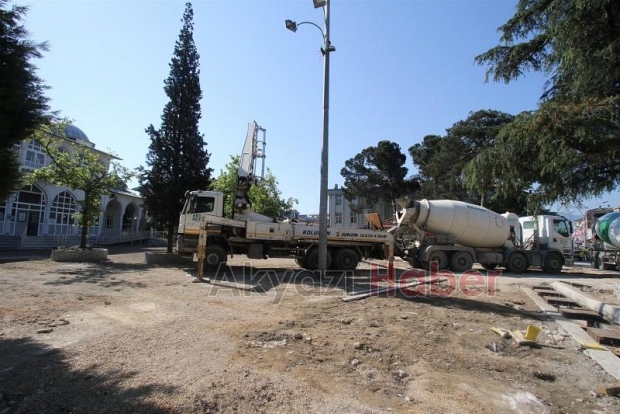 GAZİ SÜLEYMAN PAŞA CAMİİ'NDE ÇALIŞMALAR DEVAM EDİYOR