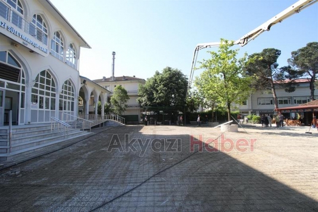 gazi suleyman pasa camii nde calismalar