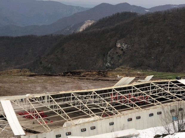 Geyvede büyük heyelan