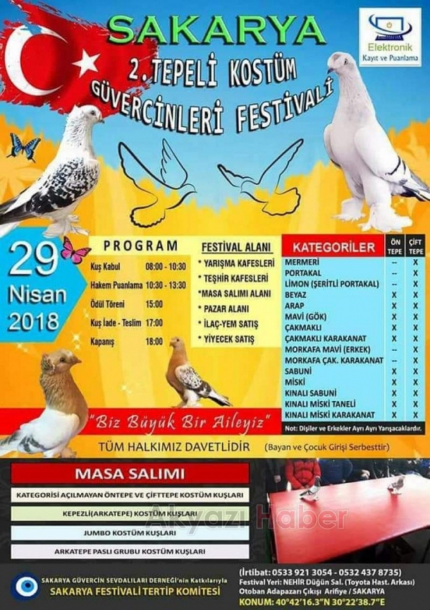 Güvercin Severler Bu Festivalde Buluşuyor