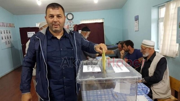 Güzlek te muhtarlık seçiminde bir ilk