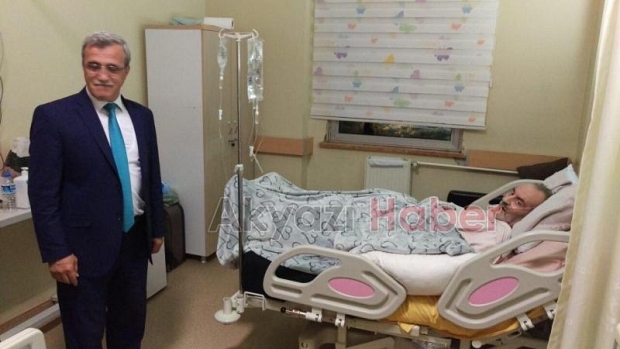 HASAN AKCAN DAN KANDİL GECESİNDE HASTA ZİYARETİ