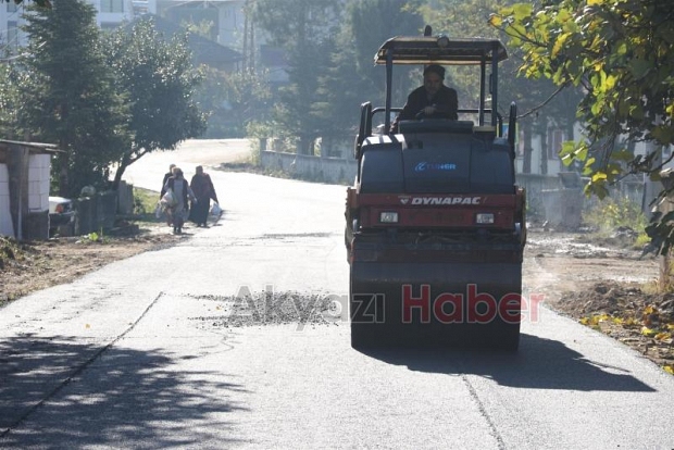 HASANBEY MAHALLESİNDE SICAK ASFALT ÇALIŞMALARI BAŞLADI