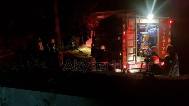 Hasanbey Mahallesinde yangın