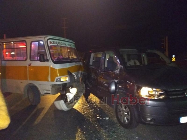 Hastane Kavşağında Kaza