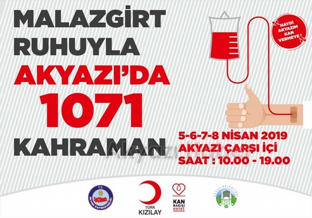 HAYDİ AKYAZIM MALAZGİRT RUHUYLA AKYAZIDA 1071 KAHRAMAN