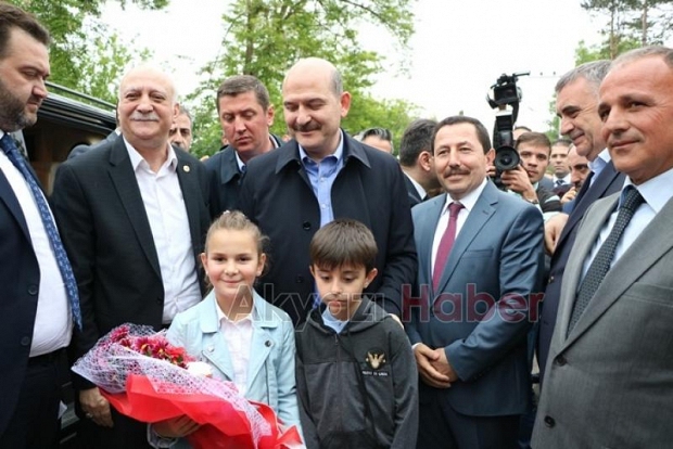 İçişleri Bakanı Süleyman Soylu, Akyazı'ya geldi