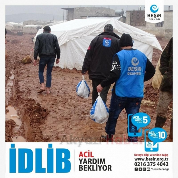 İdlib Acil Yardım Bekliyor