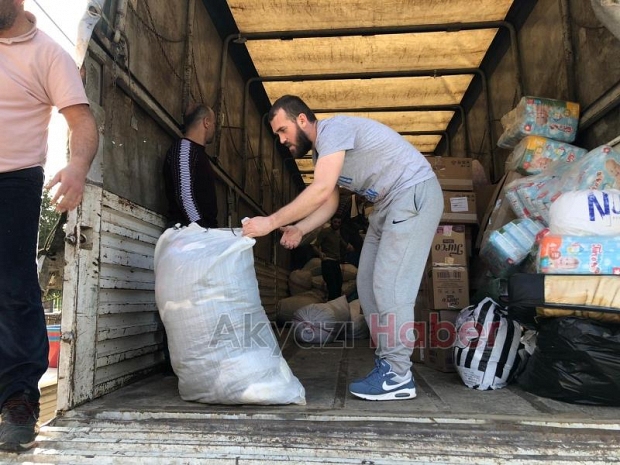 iDLiBE BiR TIR DAHA YARDIM GÖNDERiLDi