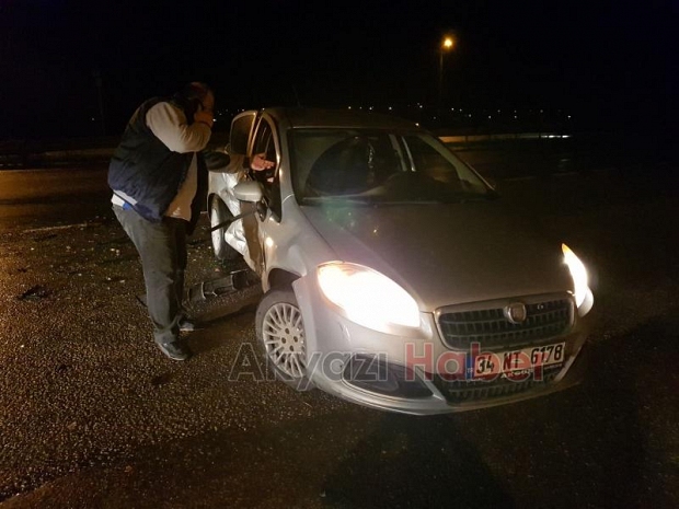 İki Otomobil Çarpıştı 4 Yaralı