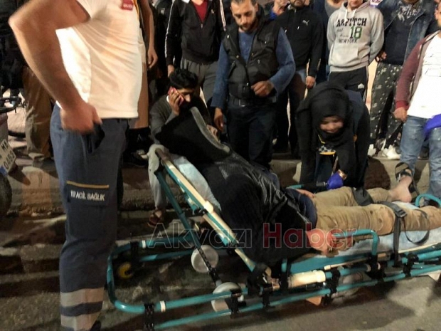 İki Suriyeli kazada yaralandı