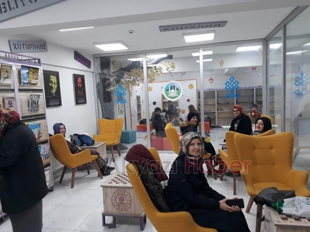 İlçe Kütüphanesinin yarıyıl programına yoğun katılım