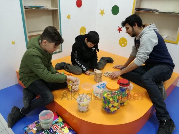 İlçe Kütüphanesinin yarıyıl programına yoğun katılım