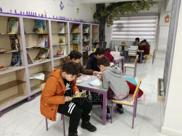 İlçe Kütüphanesinin yarıyıl programına yoğun katılım