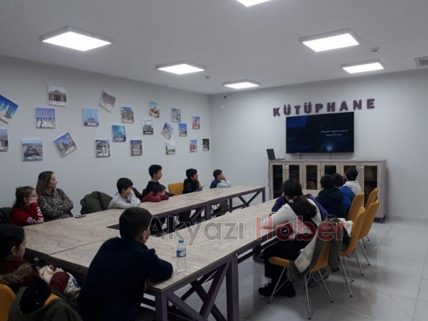 İlçe Kütüphanesinin yarıyıl programına yoğun katılım