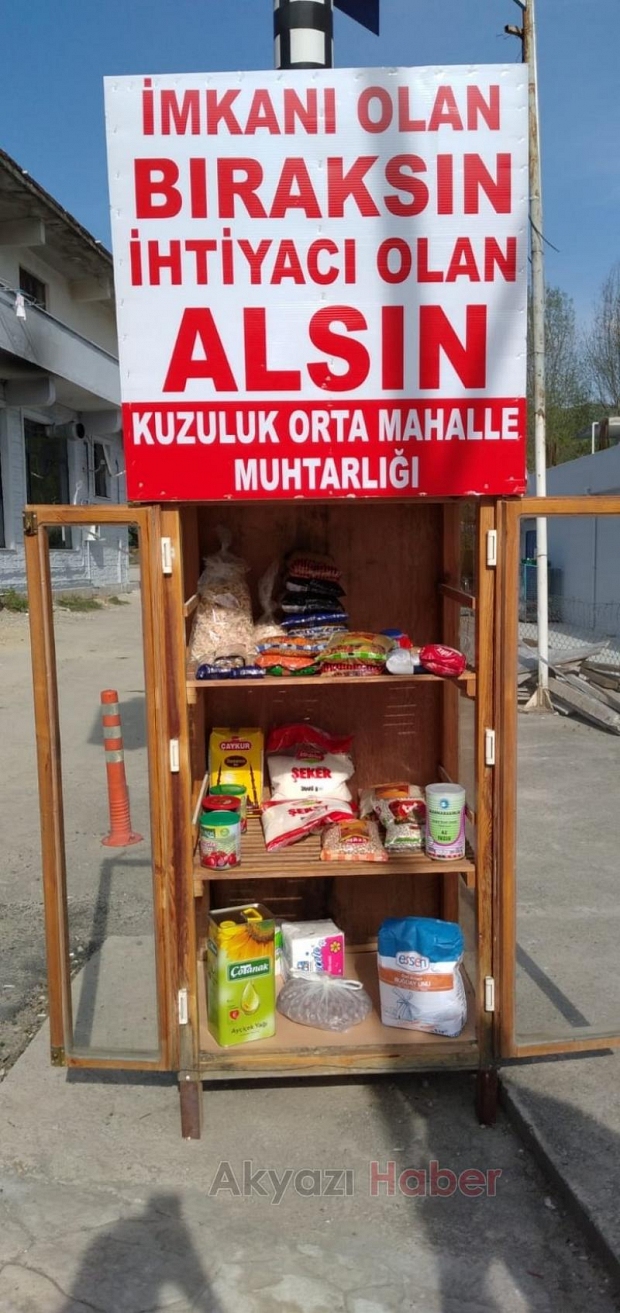 İmkanı olan bıraksın ihtiyacı olan alsın kampanyası