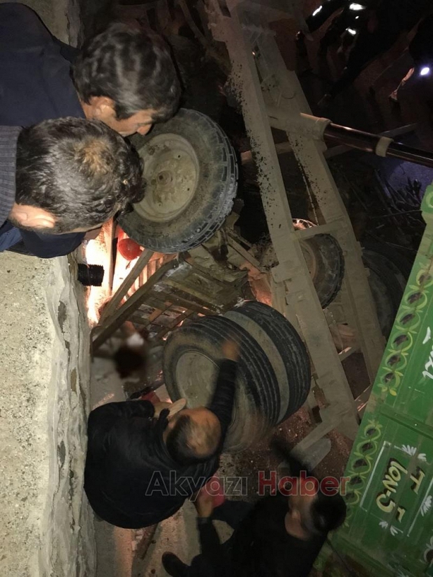 İnanılmaz kaza, 1,5 saatte kurtarıldı