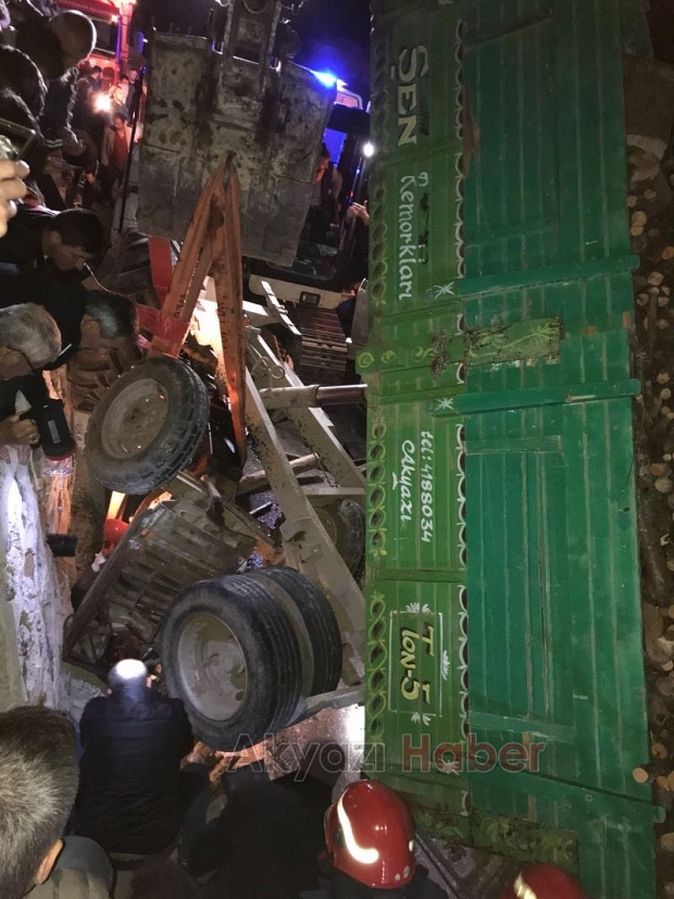 İnanılmaz kaza, 1,5 saatte kurtarıldı