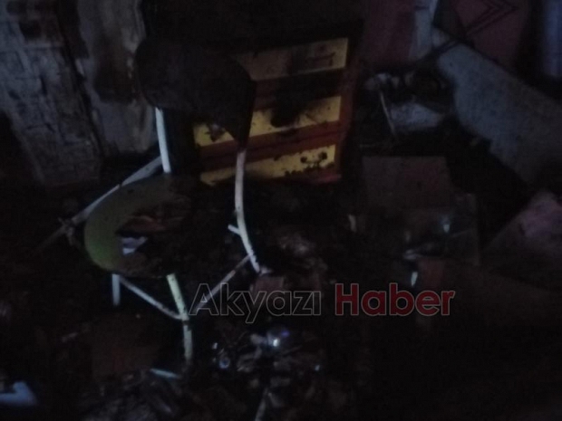 İş yerinde yangın çıktı