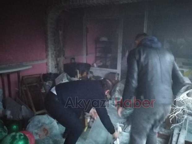 İş yerinde yangın çıktı