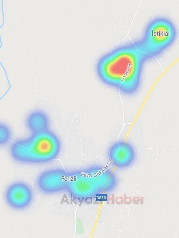 İşte Sakaryanın ilçe ilçe korona haritası