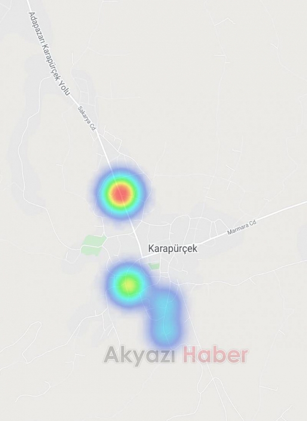İşte Sakaryanın ilçe ilçe korona haritası