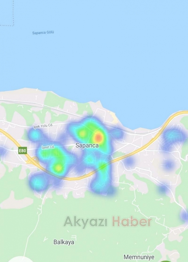 İşte Sakaryanın ilçe ilçe korona haritası