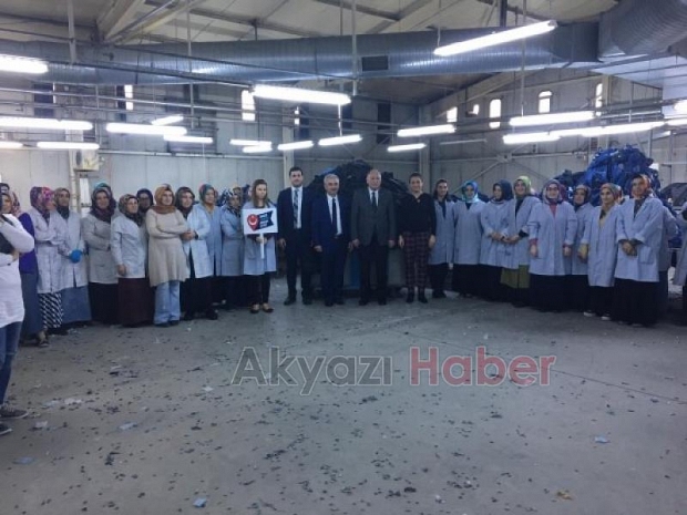İSTİHDAM SEFERBERLİĞİ KAPSAMINDA FABRİKALARA ZİYARETLER