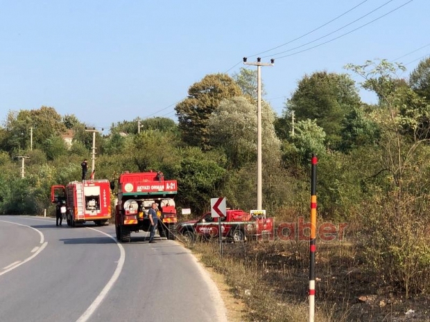 İtfaiye yetişmese ormana sıçrayacaktı