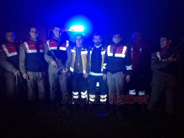 Jandarma ve SABAH ve  AFAD Ekiplerinin Zorlu Mücadelesi