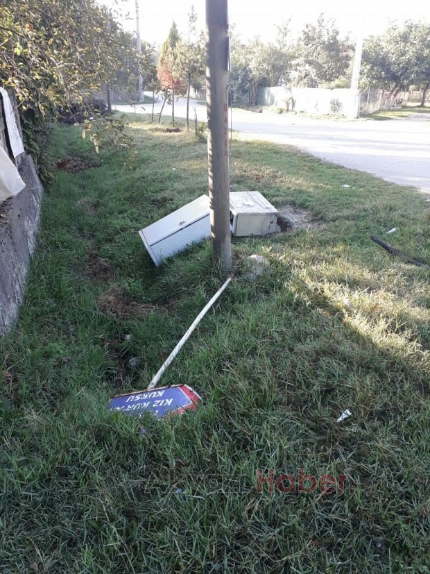 Kablo hırsızları iş başında