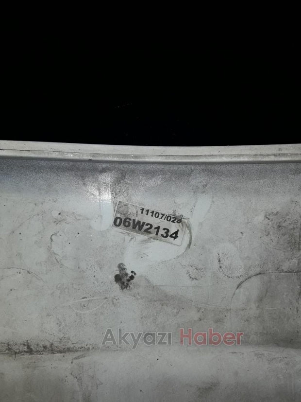 Kaçan Sürücüyü Tampon Ele Verdi