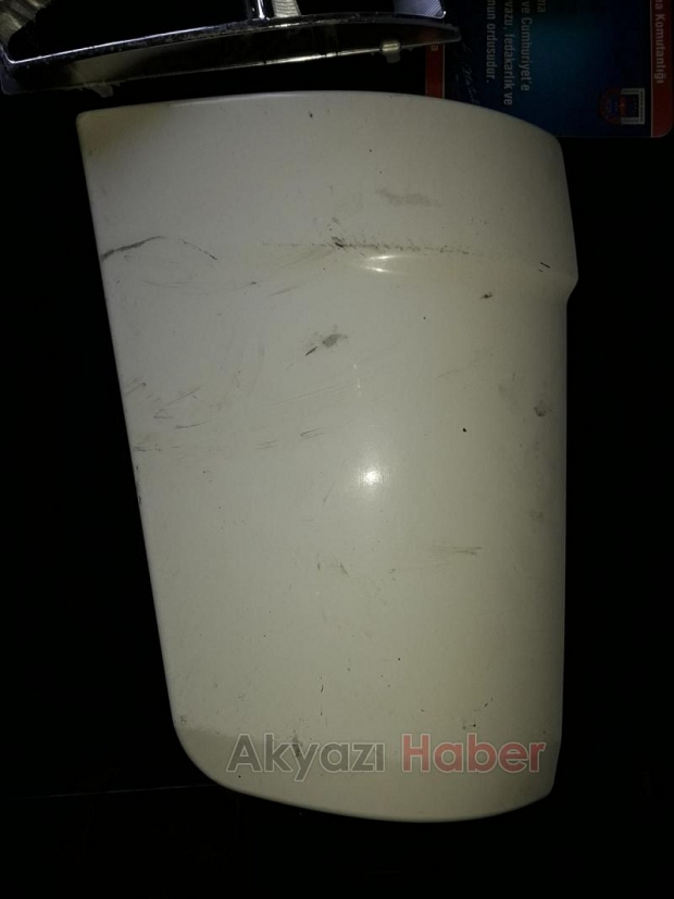 Kaçan Sürücüyü Tampon Ele Verdi