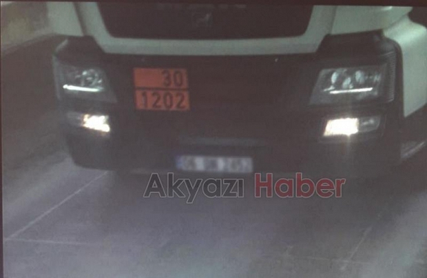 Kaçan Sürücüyü Tampon Ele Verdi