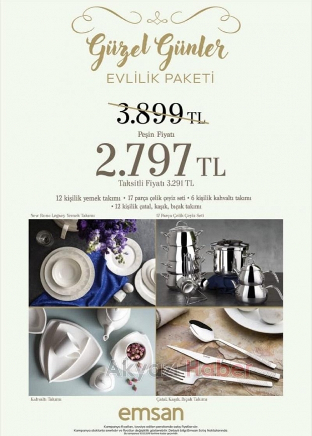Kahya Avmde 3lü Çeyiz Kampanyası