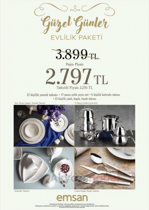 Kahya Avmde 3lü Çeyiz Kampanyası