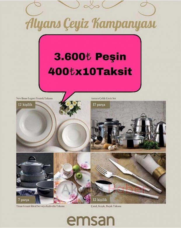 Kahya Avmde 4lü Çeyiz Kampanyası