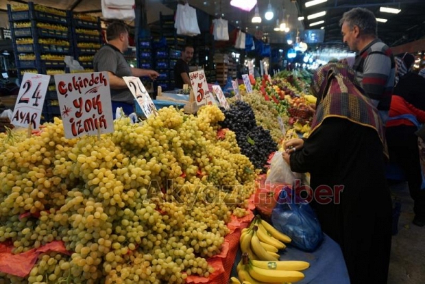 Kapalı Pazaryerinde Sonbahar Fiyatları