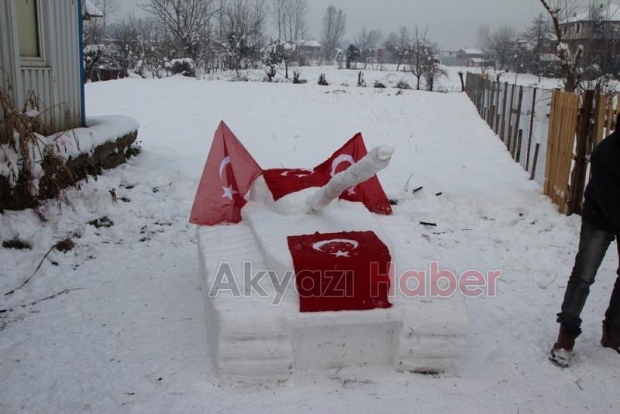 Kar dan  Tank Yaptılar