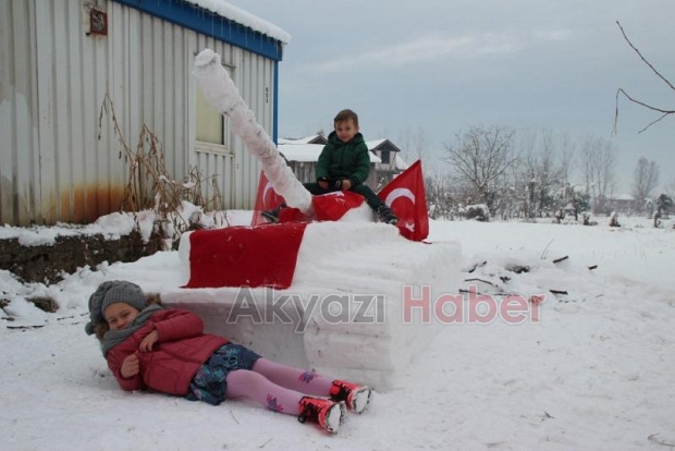 Kar dan  Tank Yaptılar