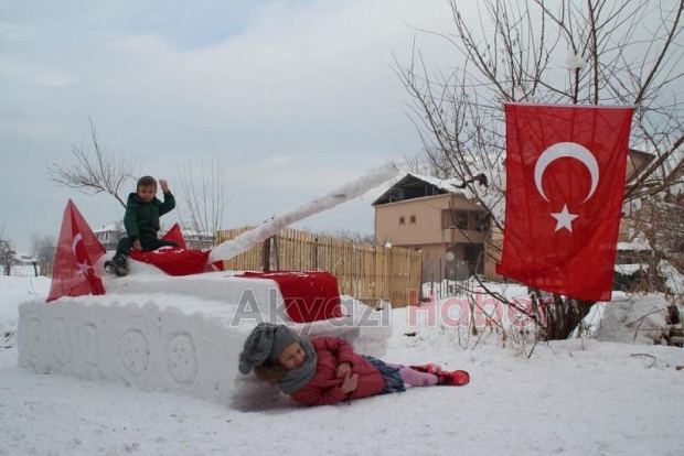 Kar dan  Tank Yaptılar